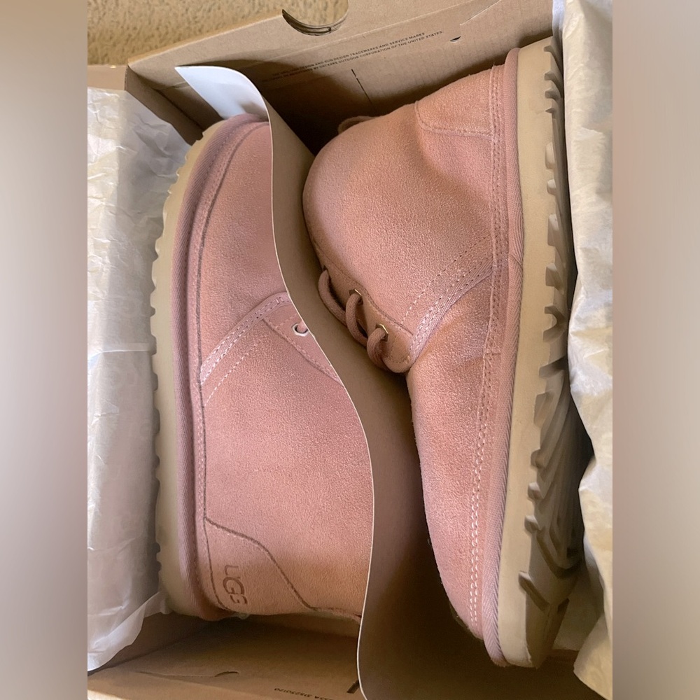 UGG Pink Nuemel Boot With Box